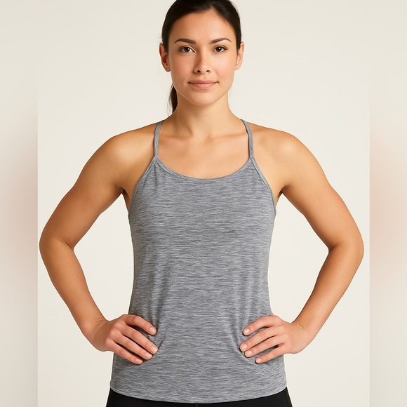 Lululemon power Y activewear tank top woman Sz 8 - Picture 1 of 8